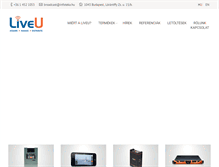 Tablet Screenshot of liveu.infoteka.hu